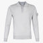 Stone Island Gebreide Polo Lange Mouw Lichtgrijs | Ghost