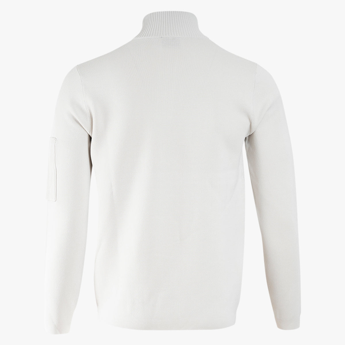 Genti Trui met Rits Kit Wit | Cool Dry