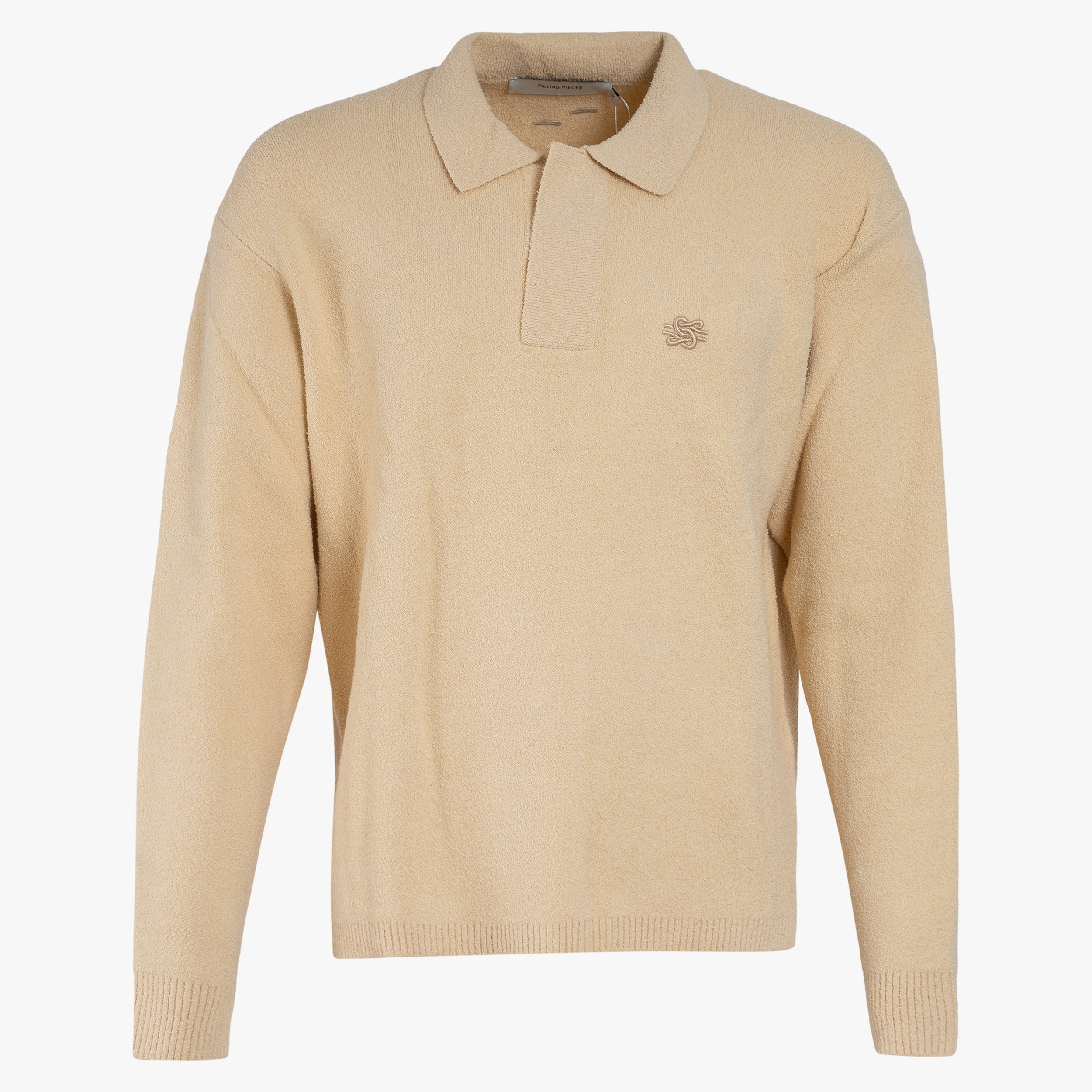 Filling Pieces Gebreide Trui Beige | Knit Shirt Boucle