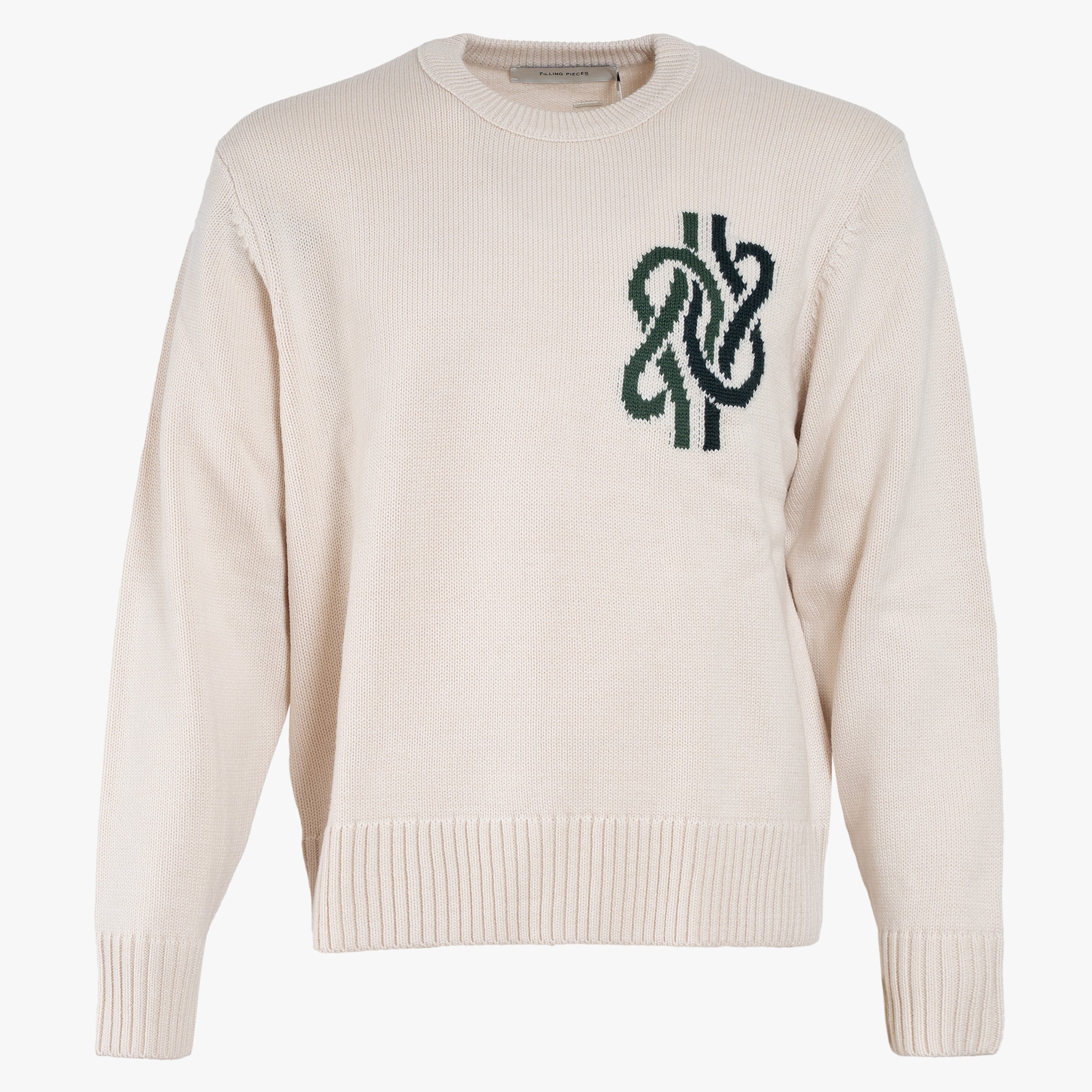 Filling Pieces Gebreide Trui Crème | Knit Sweater Knot