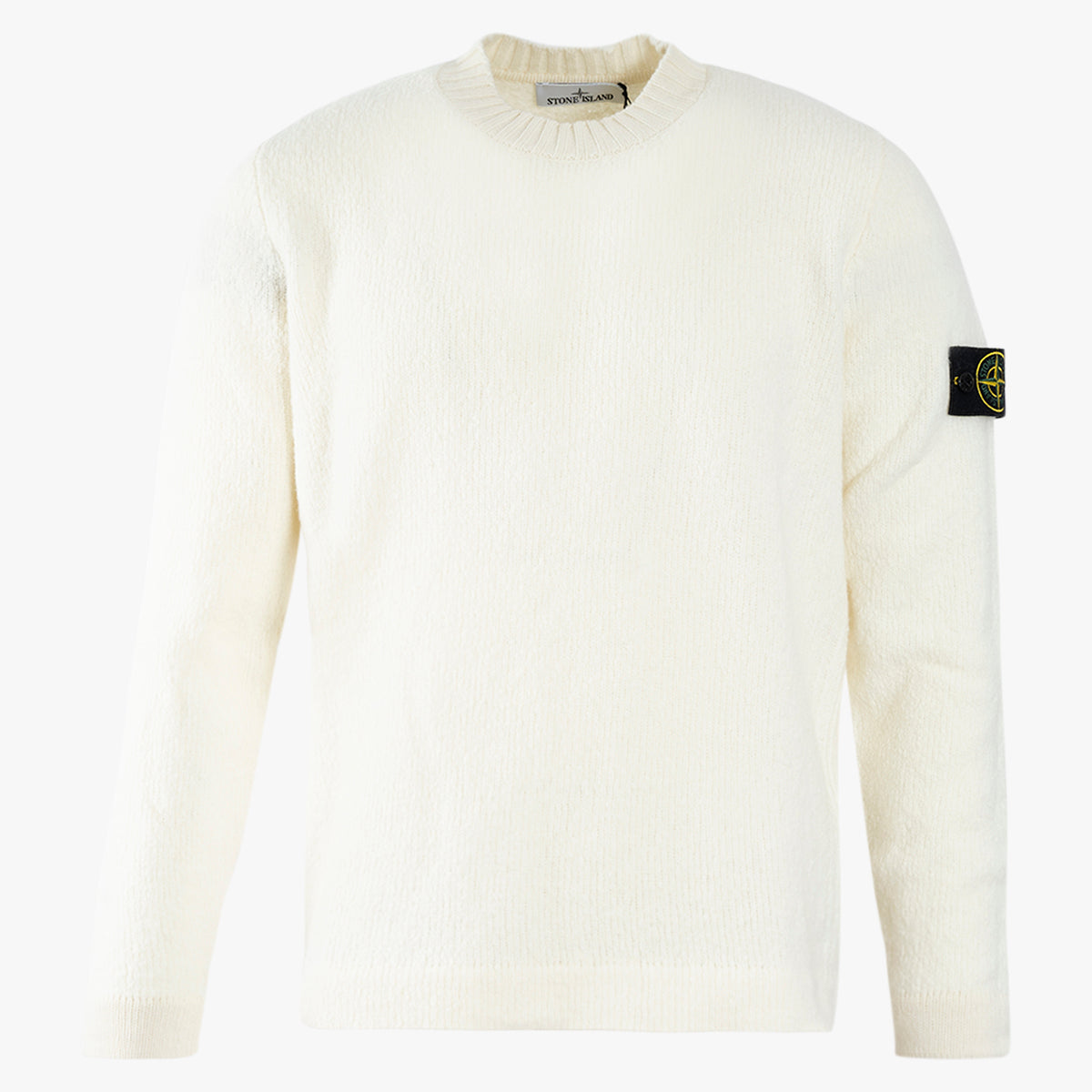 Stone Island Gebreide Trui Crème | Fancy Yarn