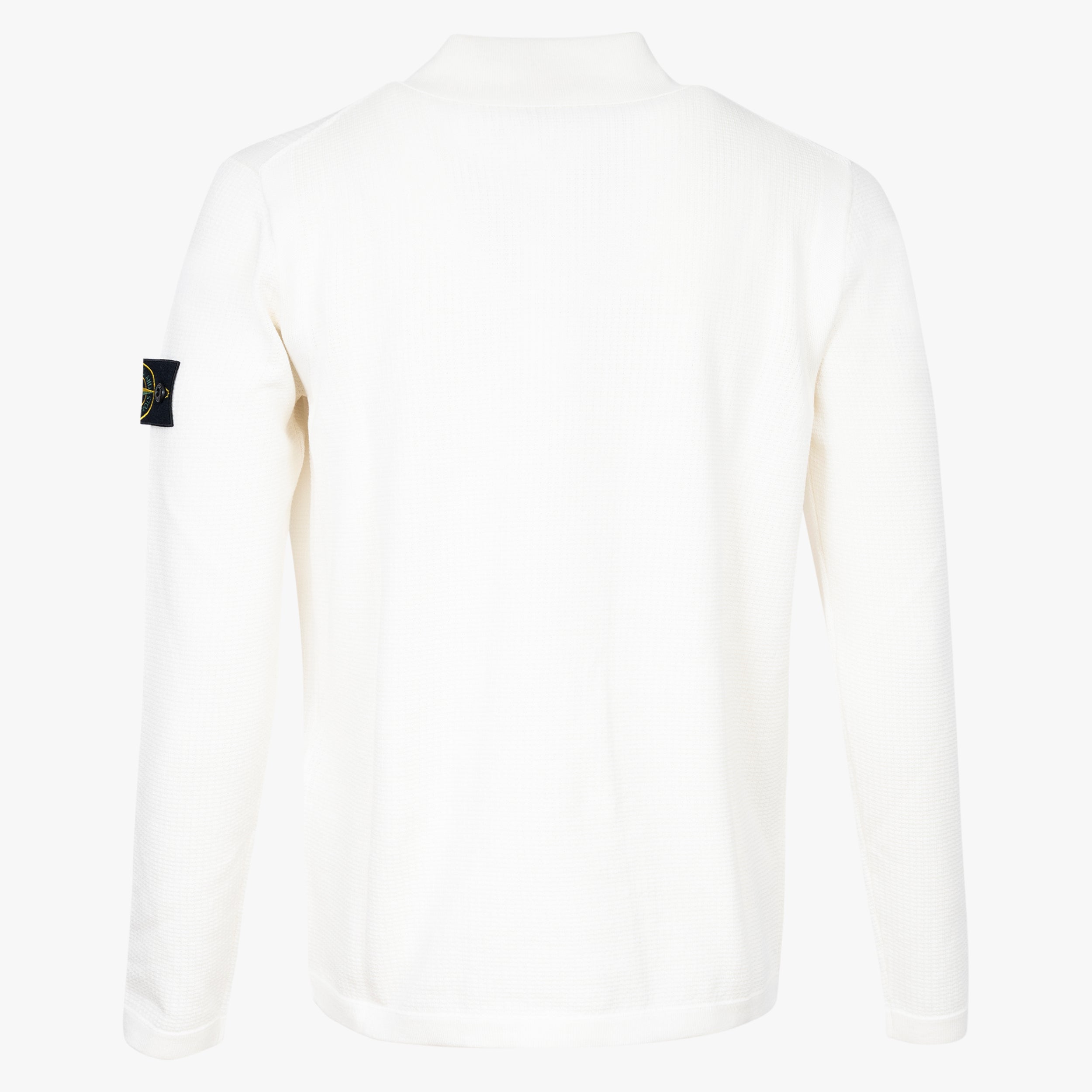 Stone Island Gebreide Polotrui Crème | Micro Stitch