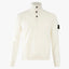 Stone Island Gebreide Trui met Knopenlijst Crème | Stretch RWS Wool