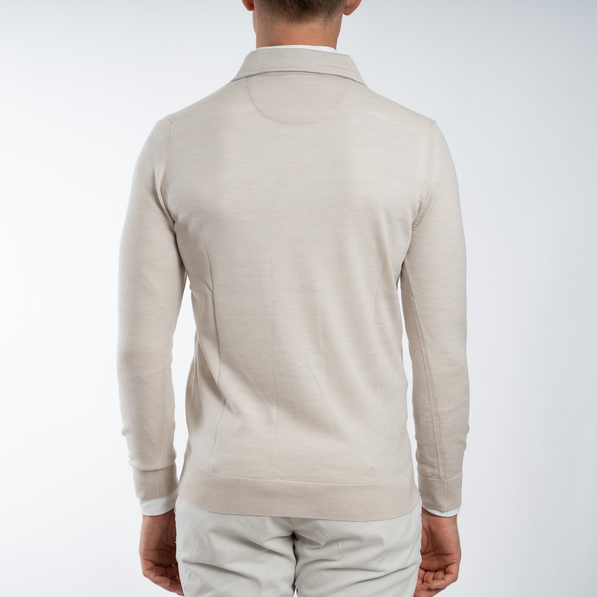 SEVEN DIALS Gebreide Poltrui Beige | Cooper