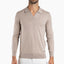 SEVEN DIALS Gebreide Buttonless Polotrui Zand | Wyot