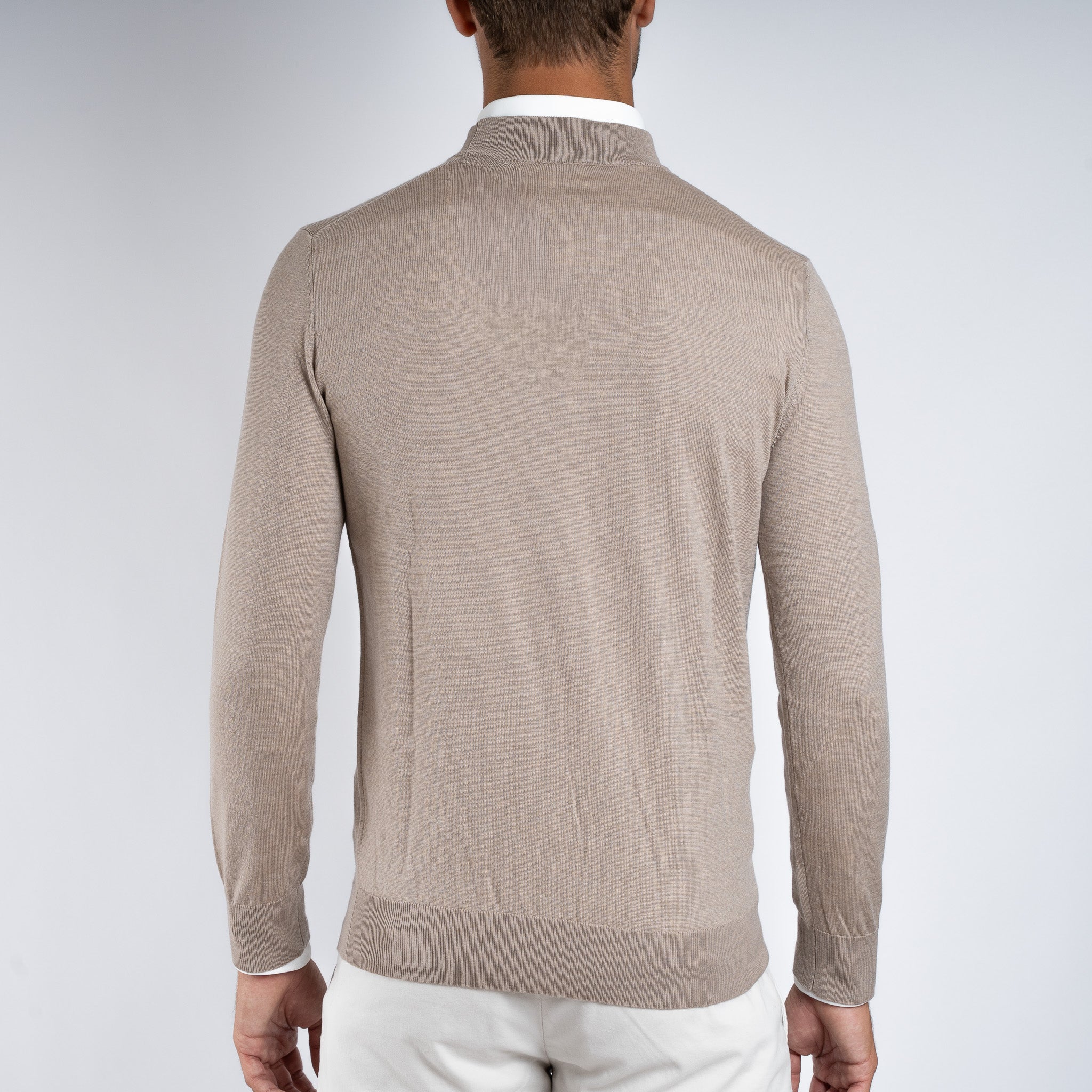 SEVEN DIALS Gebreide Turtleneck Trui Zand | Goy
