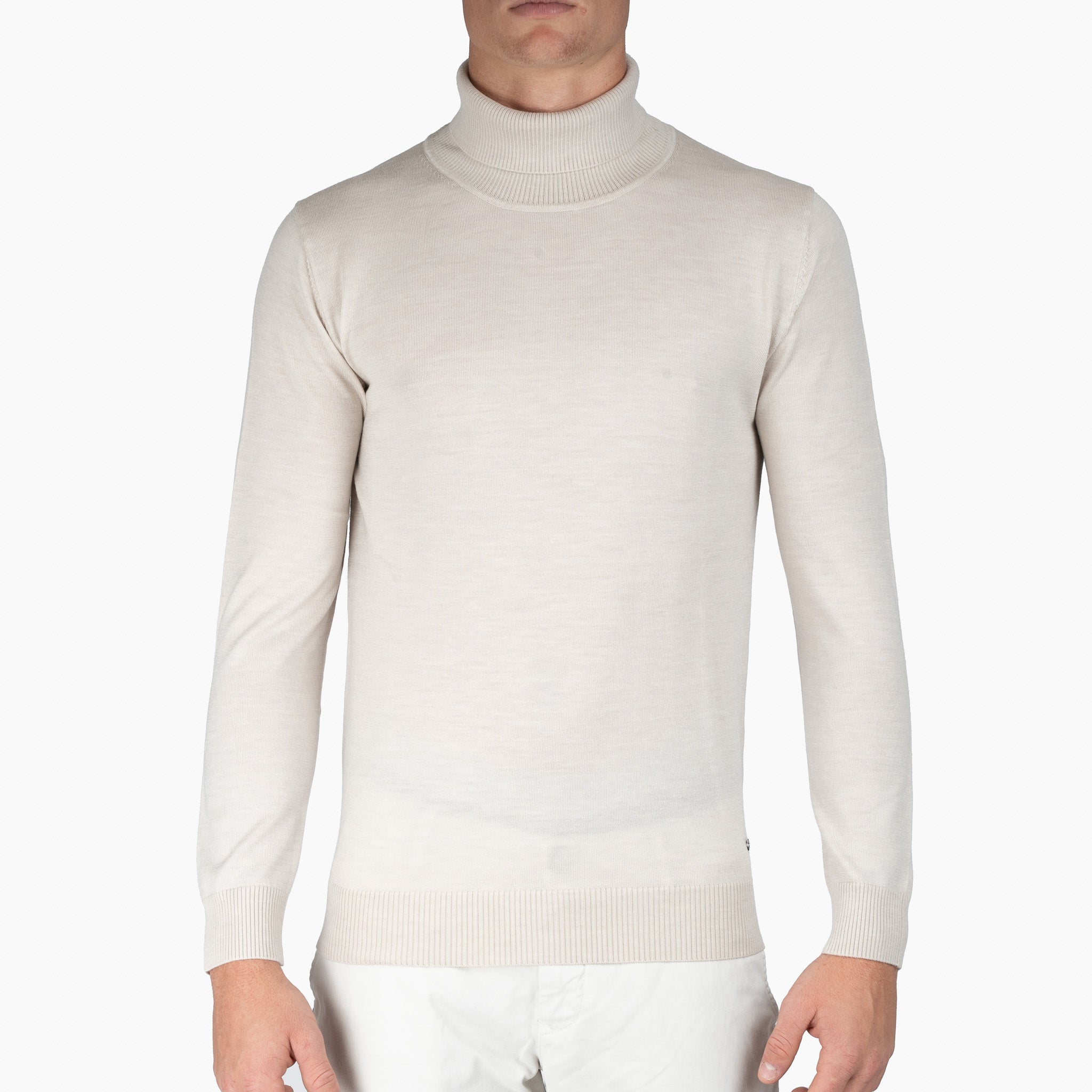 SEVEN DIALS Gebreide Coltrui Beige | Shawn