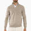 Gran Sasso Gebreide Trui met Rits Beige | Cashmere Lana