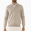Gran Sasso Gebreide Trui met Rits Beige | Extrafine Merino
