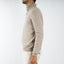 Gran Sasso Gebreide Trui met Rits Beige | Extrafine Merino