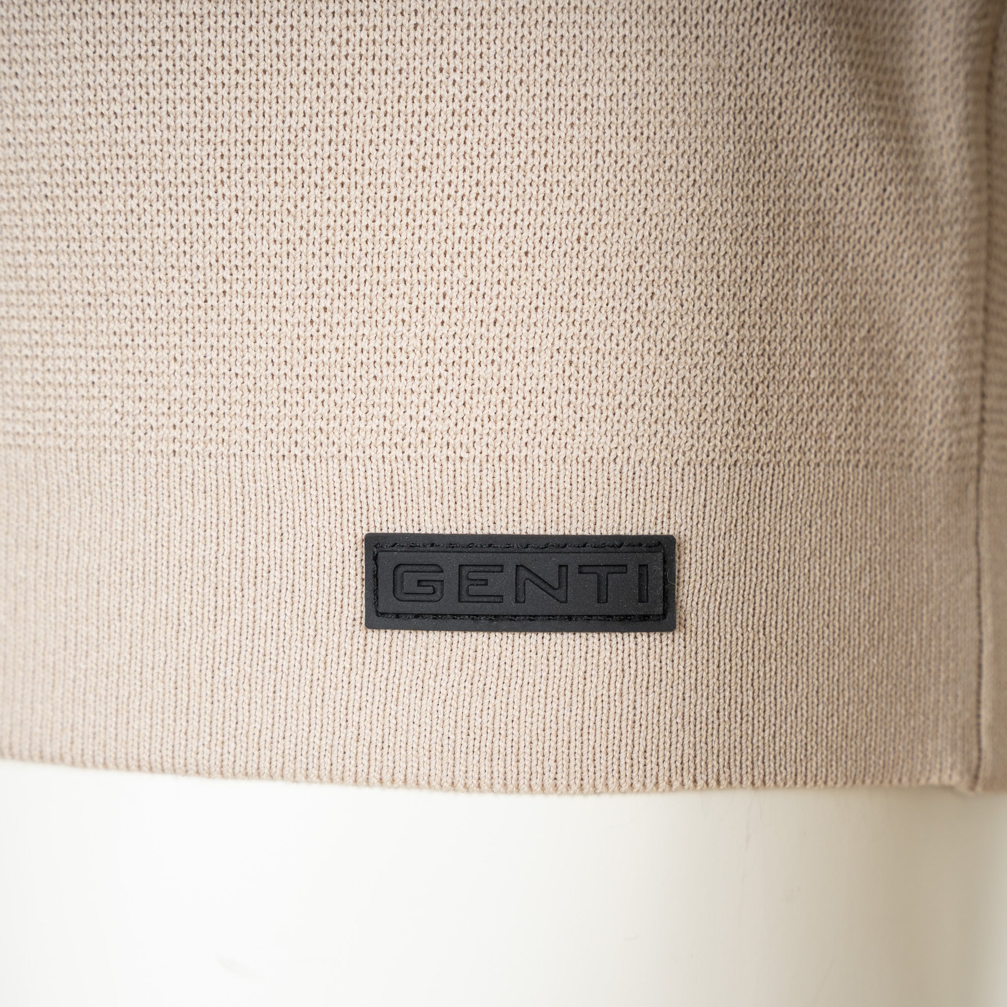 Genti Trui met Rits Beige | Cool Dry