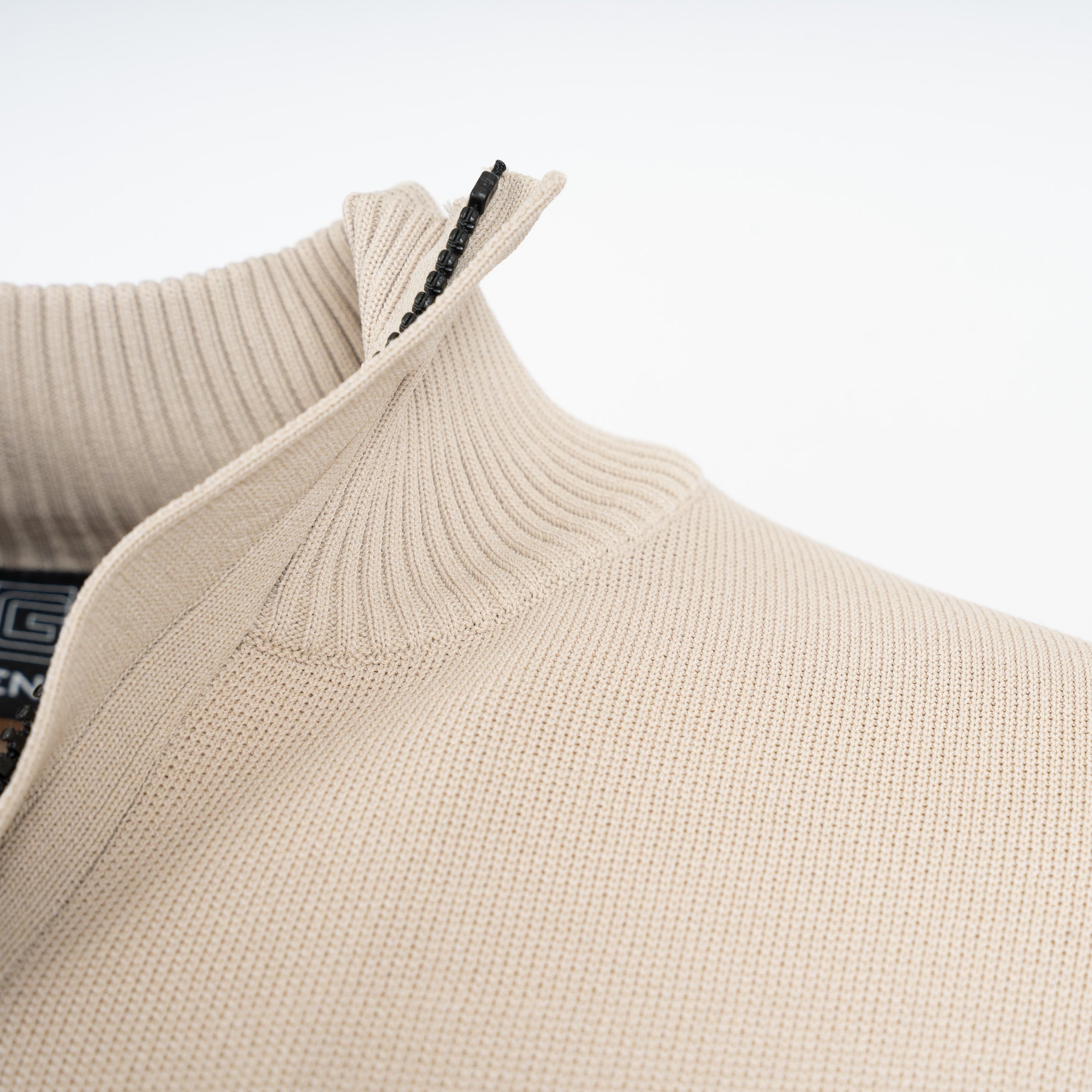 Genti Trui met Rits Beige | Cool Dry