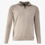 Genti Gebreide Trui met Rits Beige | Double Face