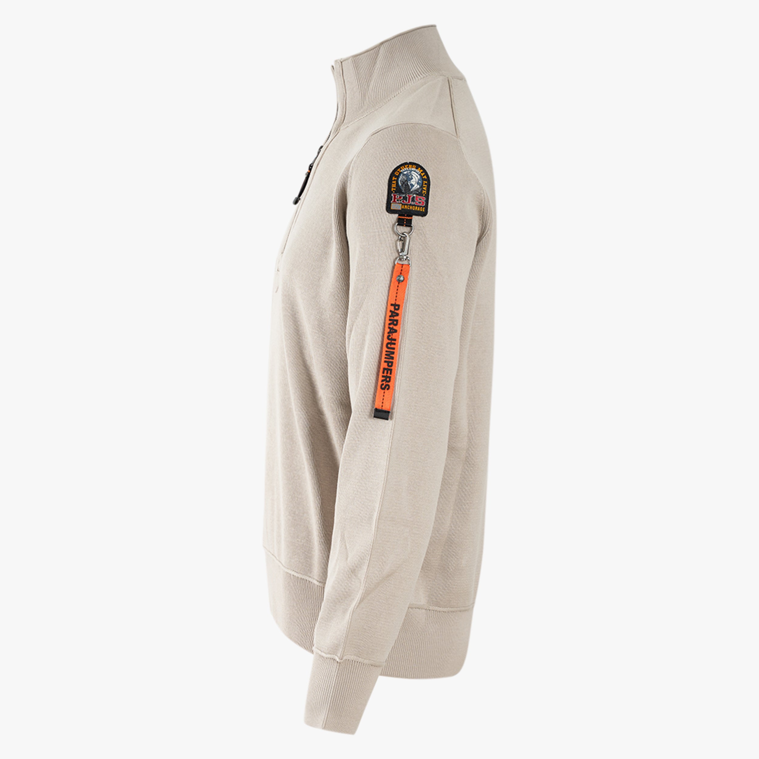 Parajumpers Trui met Rits Beige | Basic Scoe