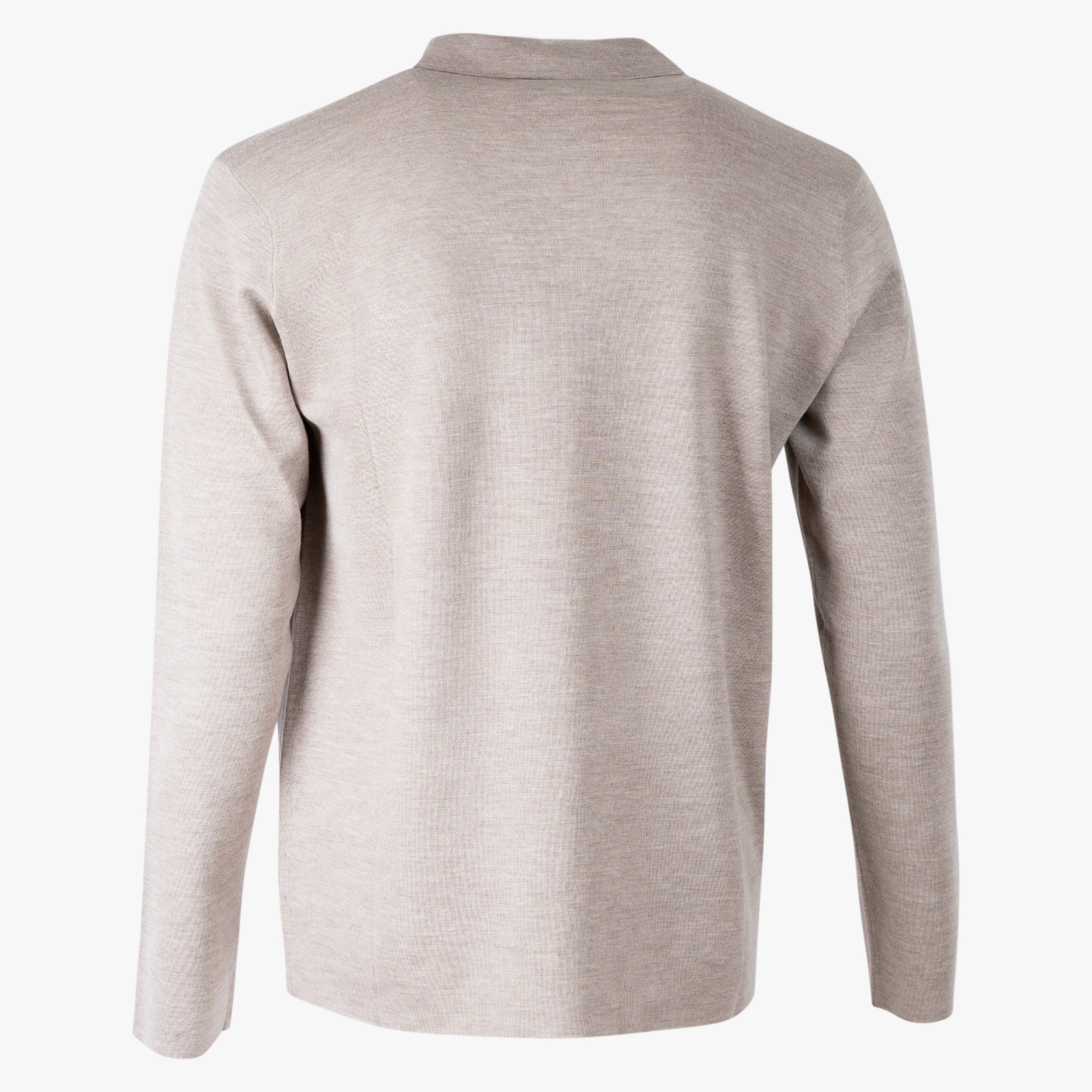 Maurizio Baldassari Gebreid Overshirt Beige | Milano High Tech Knit