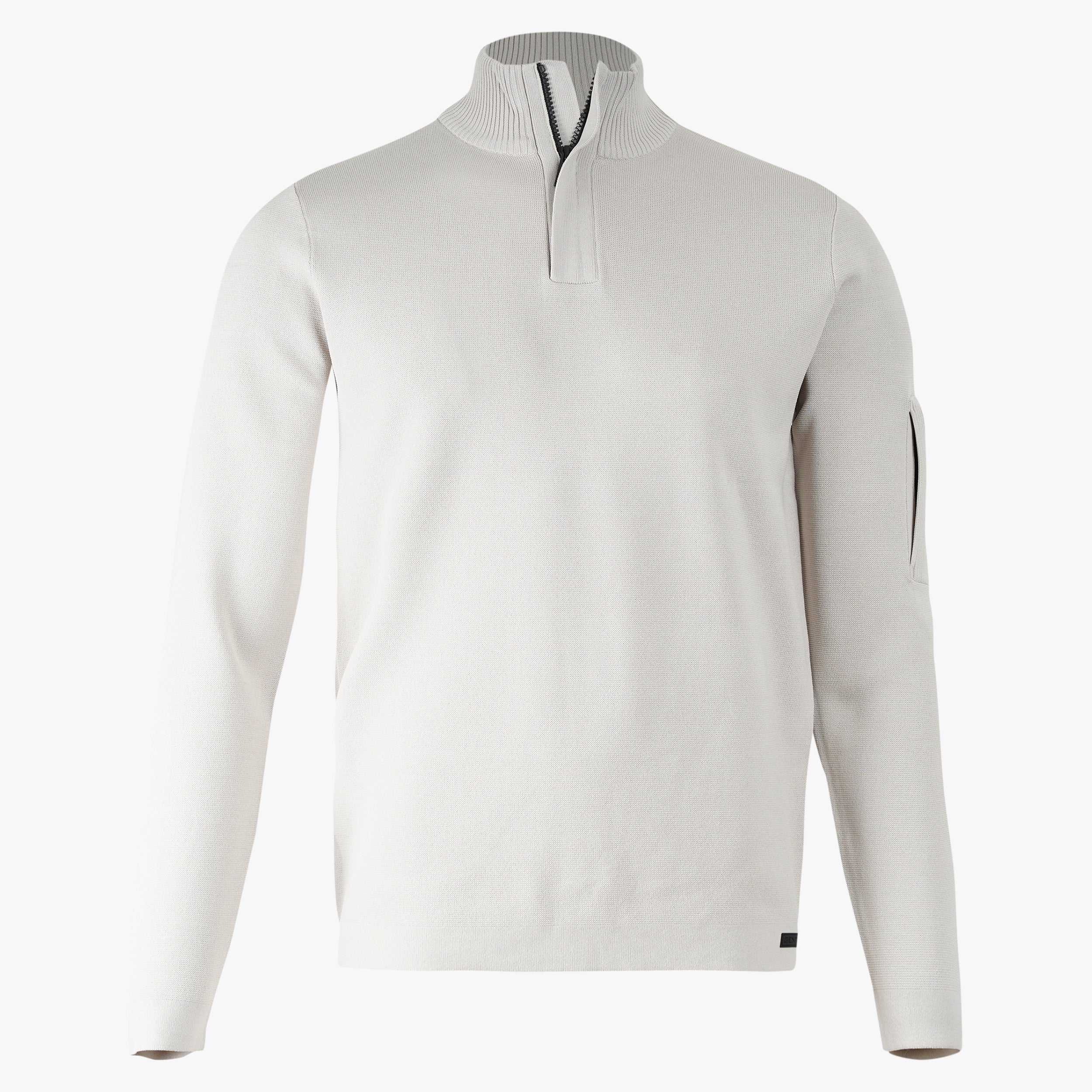 Genti Trui met Rits Beige | Cool Dry