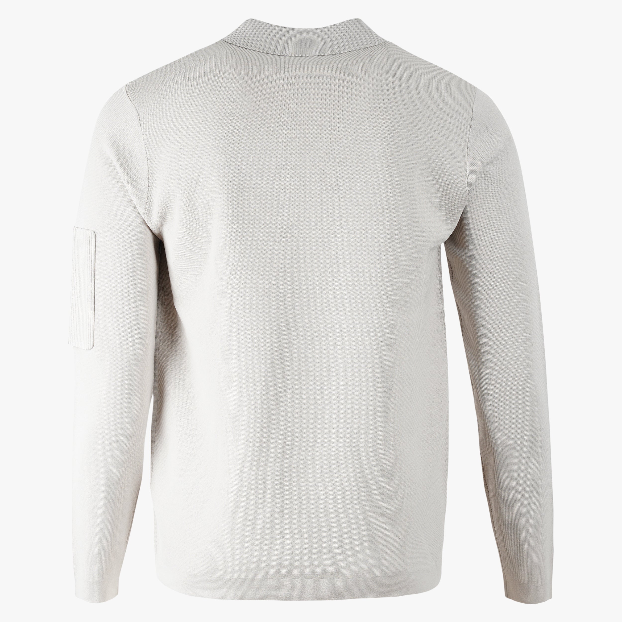 Genti Gebreide Polotrui met Rits Beige | Cool Dry