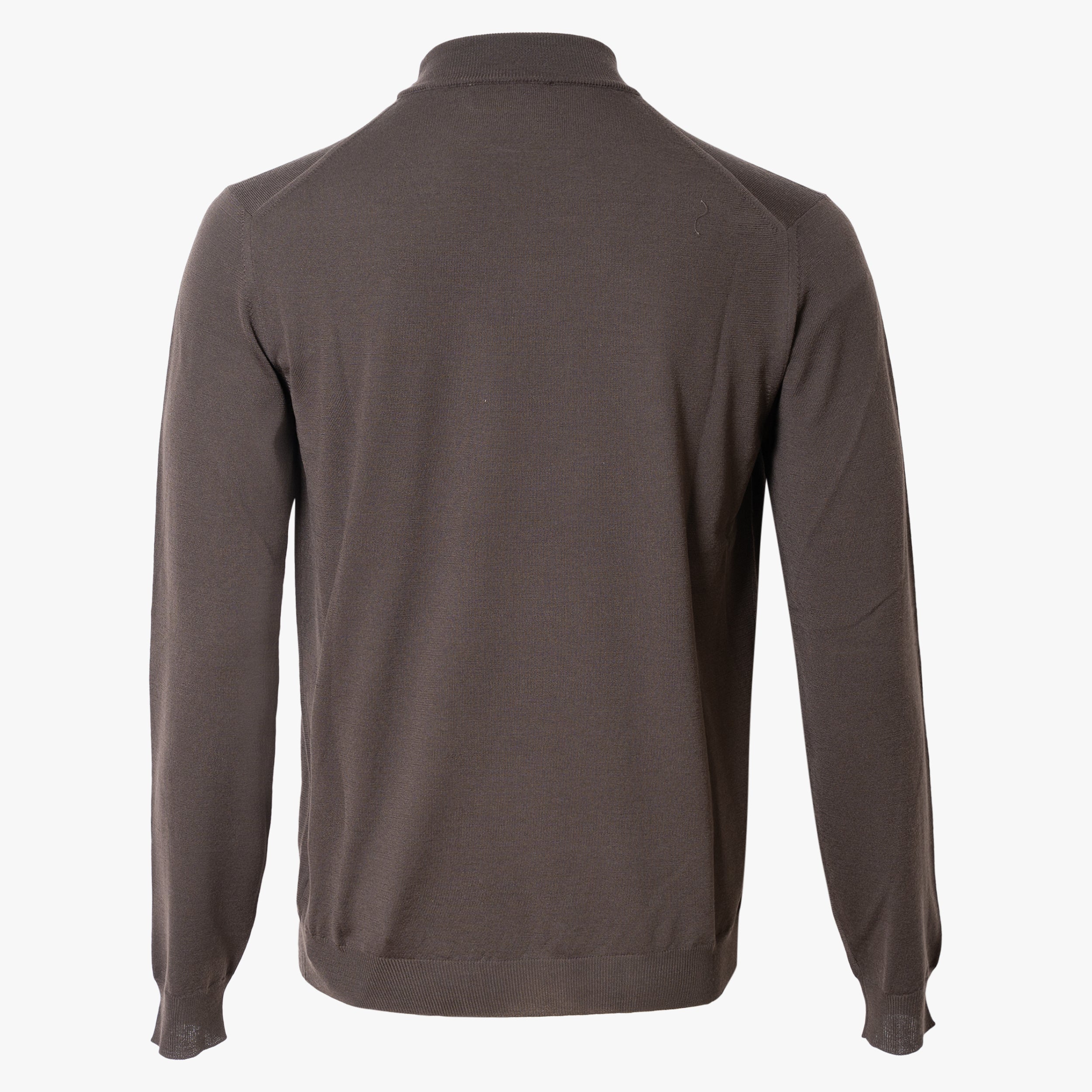 Zanone Gebreide Turtleneck Trui Bruin | Flexwool