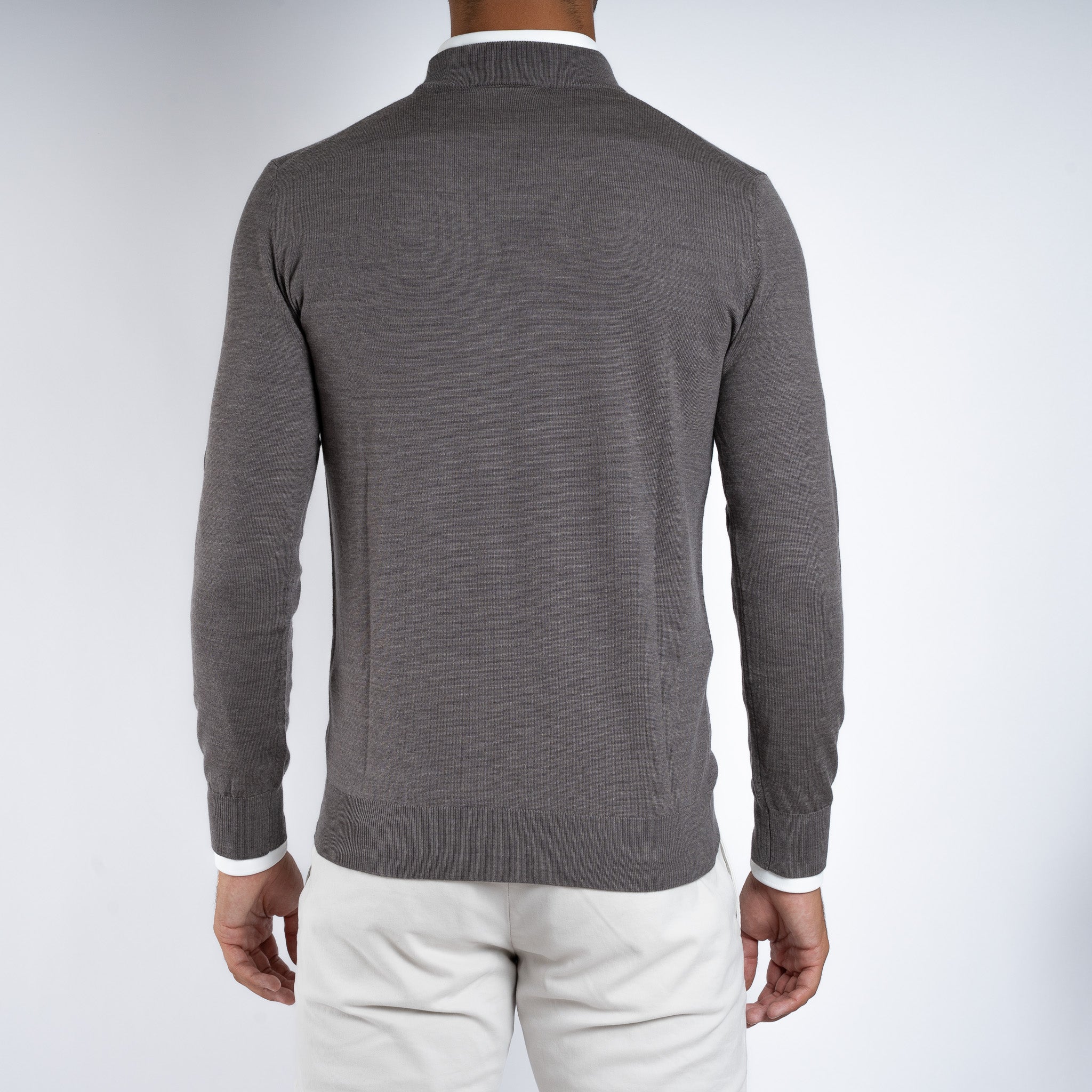 SEVEN DIALS Gebreide Turtleneck Trui Taupe | Goy