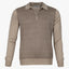 Gran Sasso Gebreide Trui met Rits Beige | Lana Seta