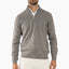 Gran Sasso Gebreide Trui met Rits Taupe | Cashmere Lana