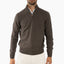 Gran Sasso Gebreide Trui met Rits Bruin | Cashmere Lana