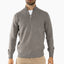 Gran Sasso Gebreide Trui met Rits Taupe | Cashmere Blend