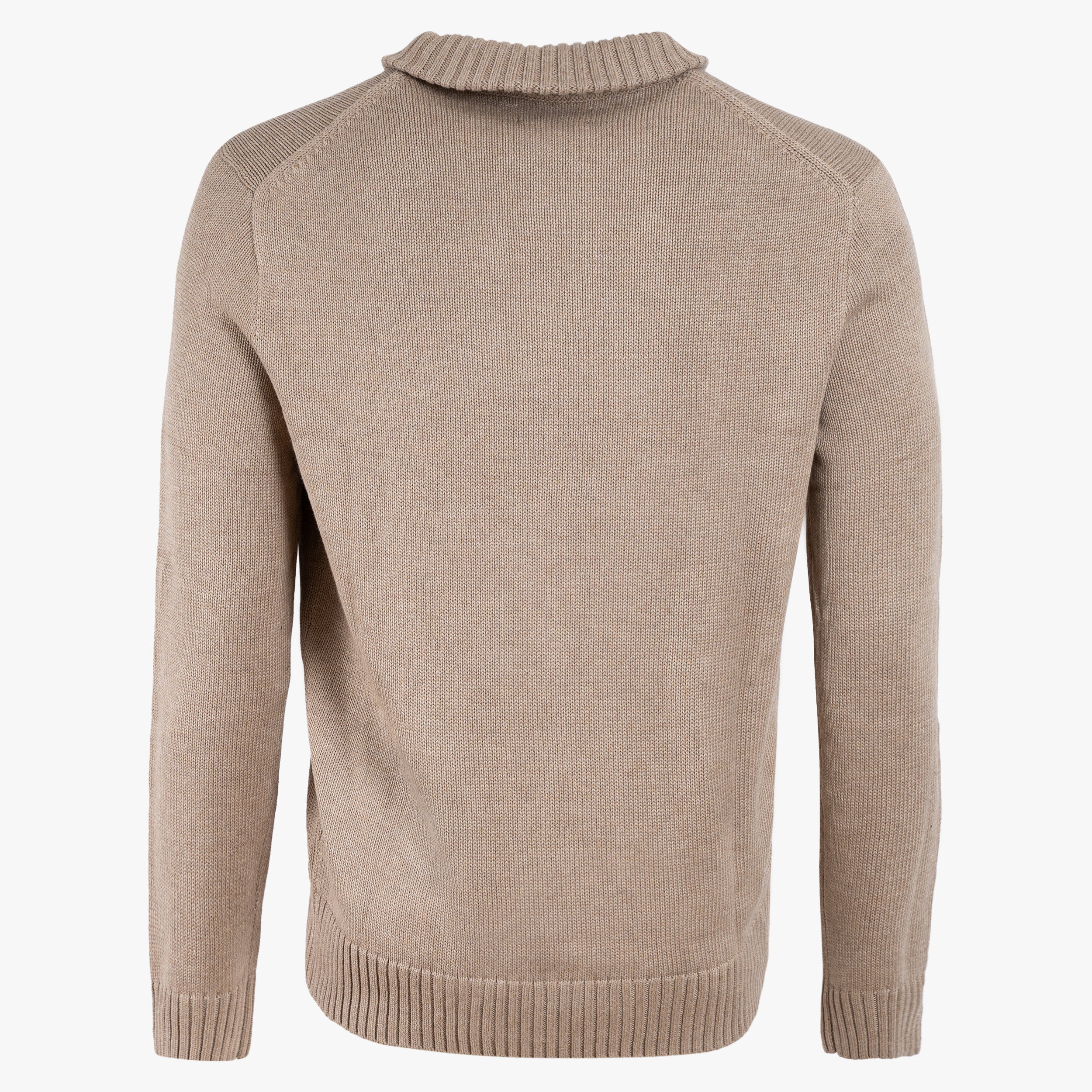 Ralph Lauren Gebreide Trui met Rits Beige | Cotton