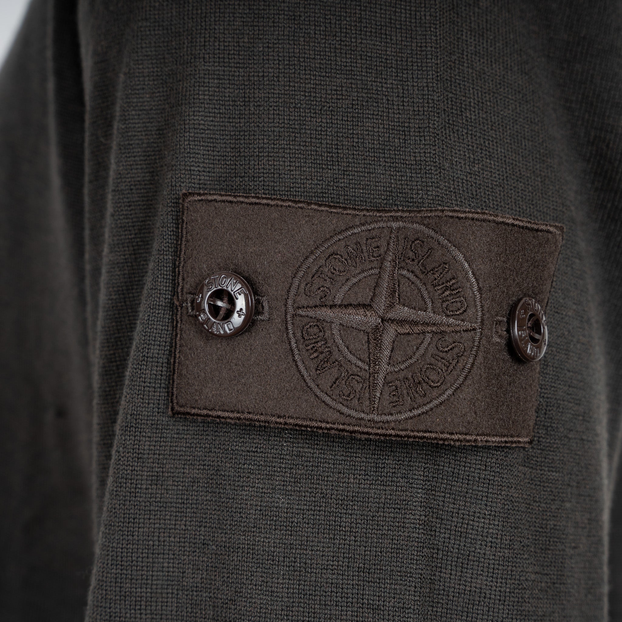 Stone Island Gebreide Polokraag Trui Bruin | Ghost