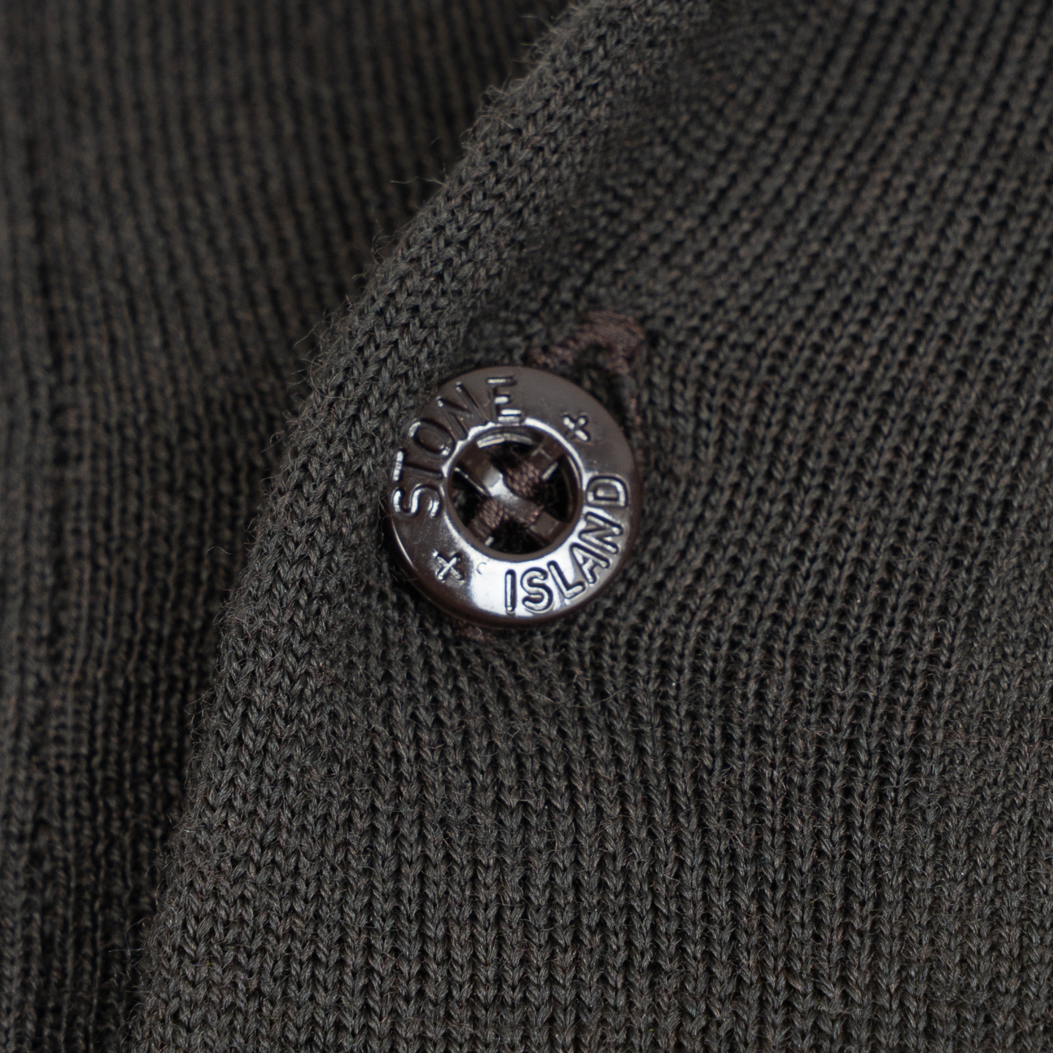 Stone Island Gebreide Polokraag Trui Bruin | Ghost