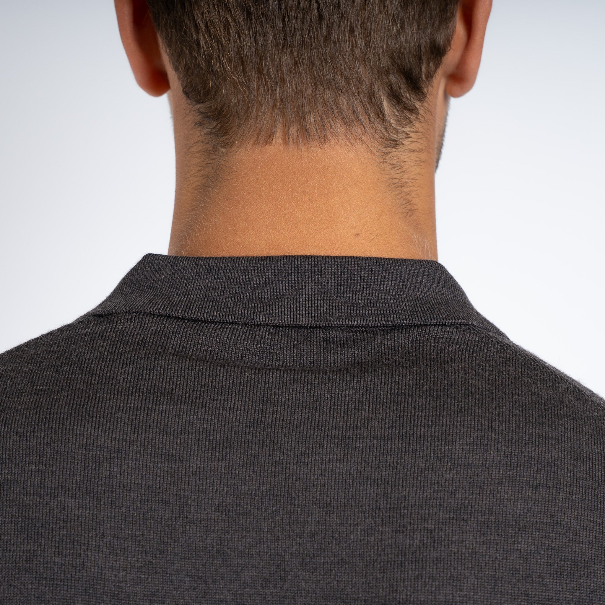 SEVEN DIALS Gebreide Buttonless Polotrui Bruin | Wyot