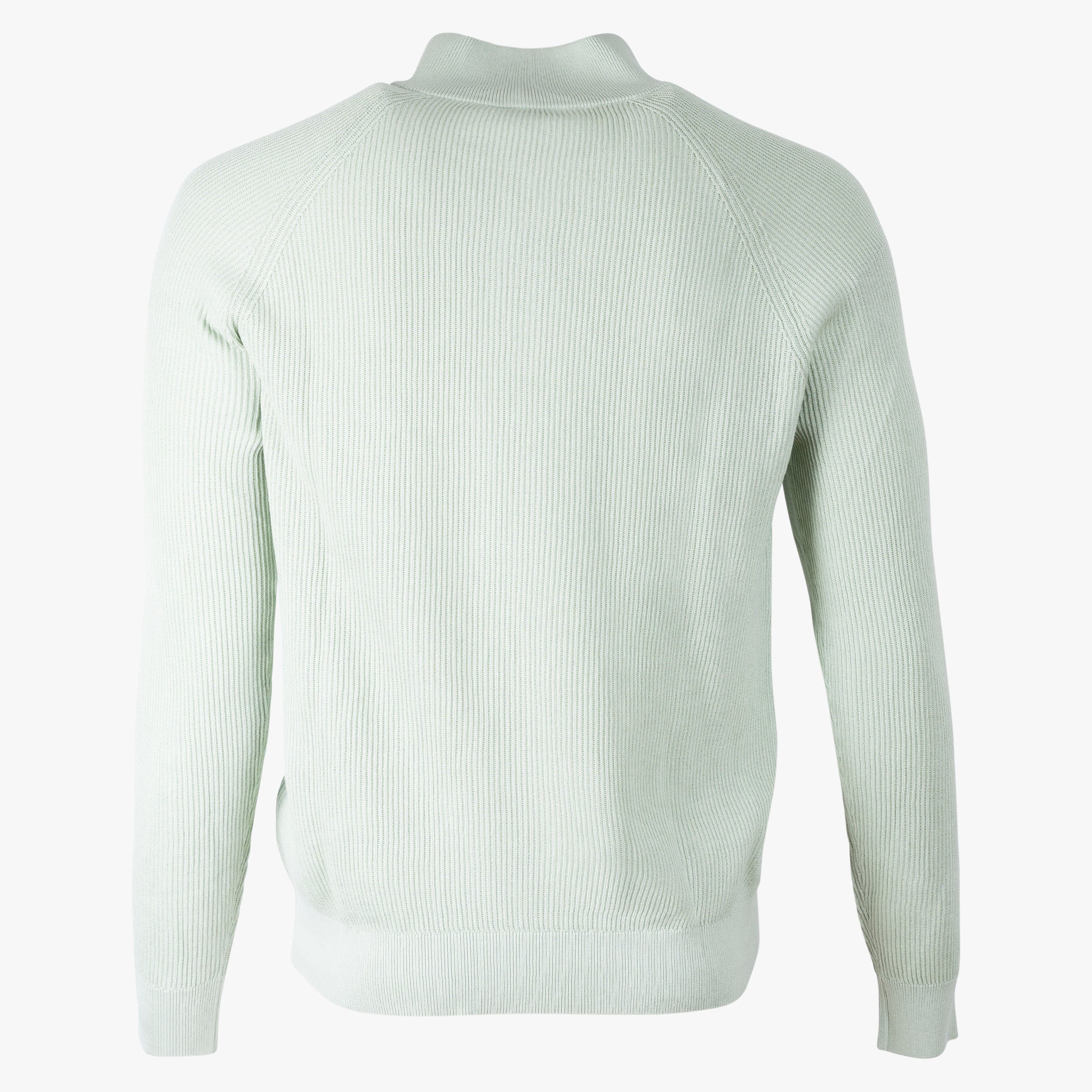 Fedeli Gebreide Trui met Rits Lichtgroen | Paul Giza