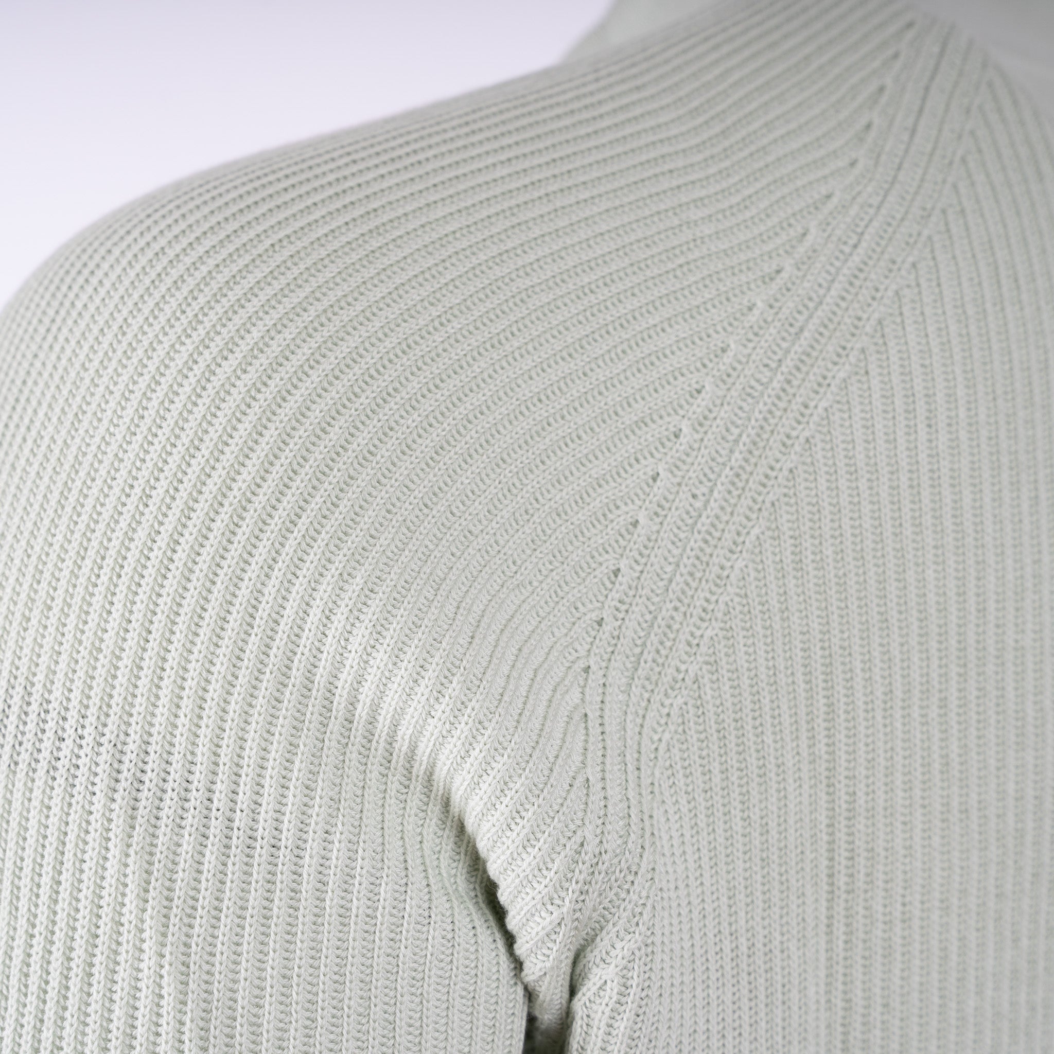 Fedeli Gebreide Trui met Rits Lichtgroen | Paul Giza