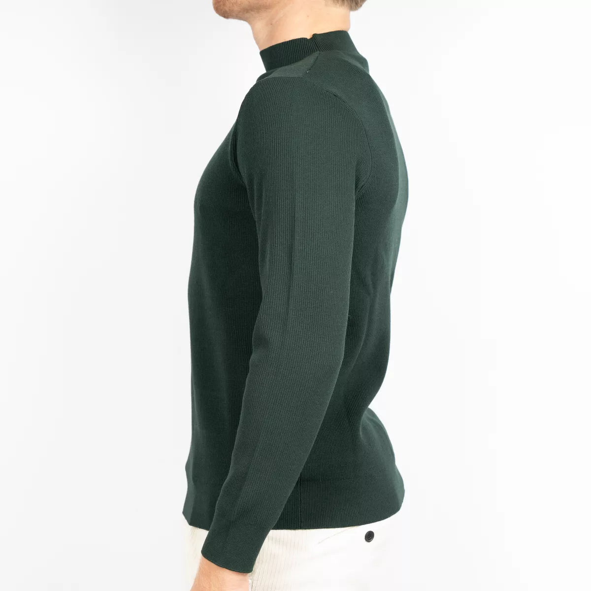 SEVEN DIALS Turtleneck Trui Mosgroen | Teon