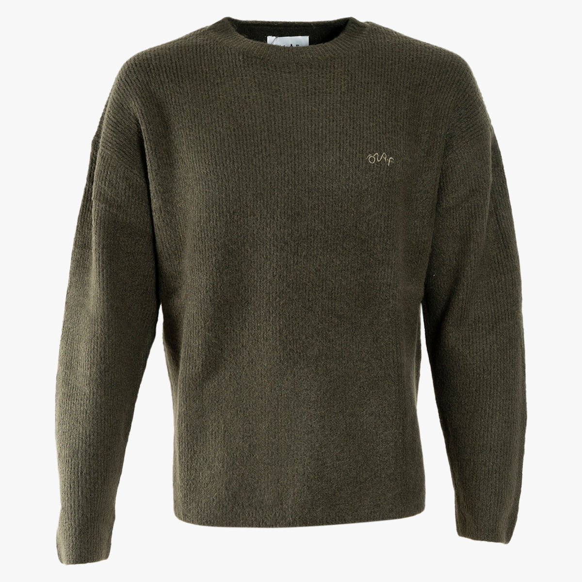 Olaf Gebreide Trui Groen | Signature Knit