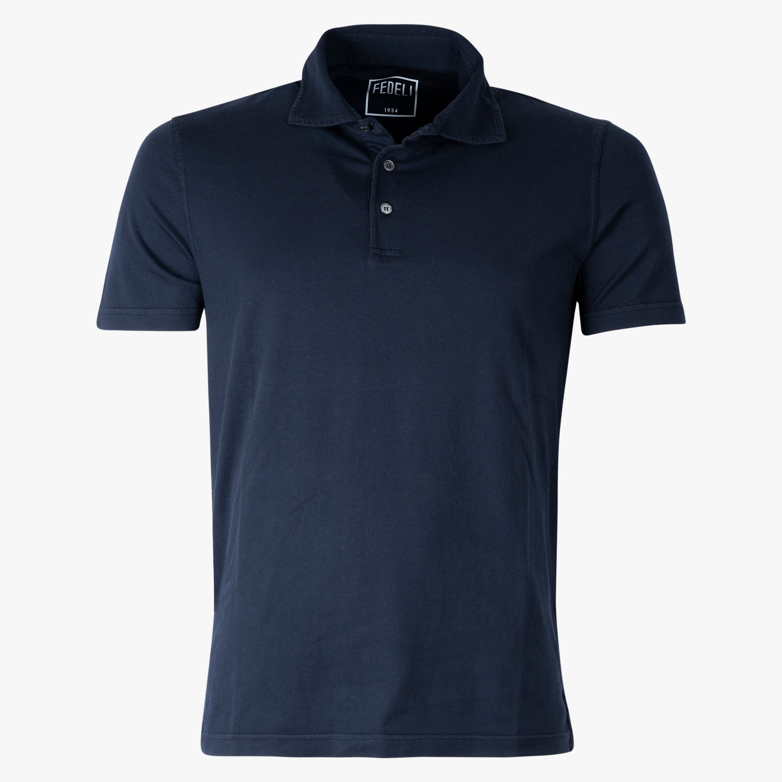 Fedeli Polo Blauw | Jersey Cotton Flex