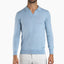 SEVEN DIALS Gebreide Buttonless Polotrui Lichtblauw | Wyot