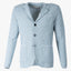Maurizio Baldassari Knitted Knoopvest Lichtblauw | Portofino Swacket