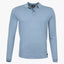 Genti Polo Lange Mouwen Lichtblauw | Cool Dry