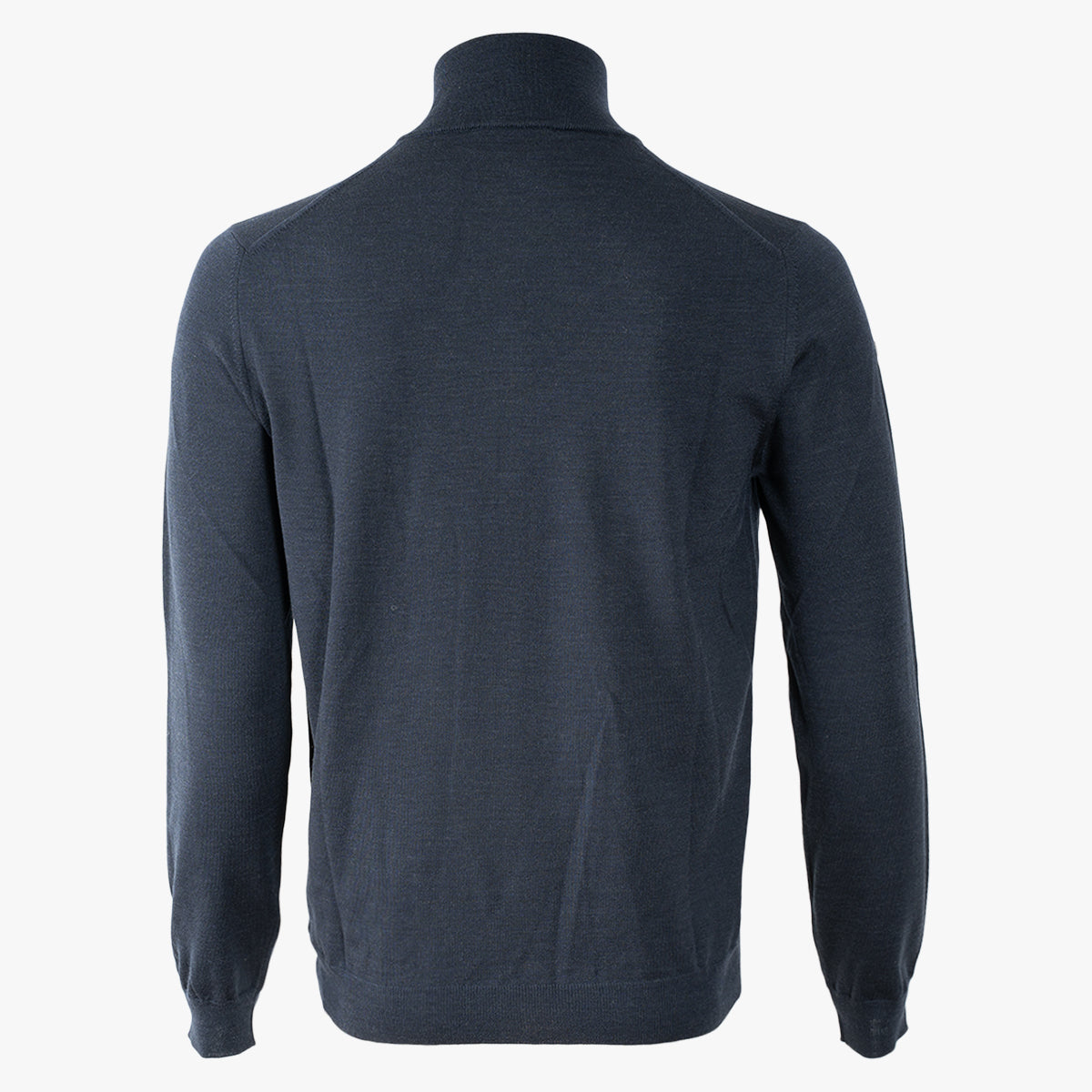 Zanone Gebreide Trui met rits Donkerblauw | Flexwool
