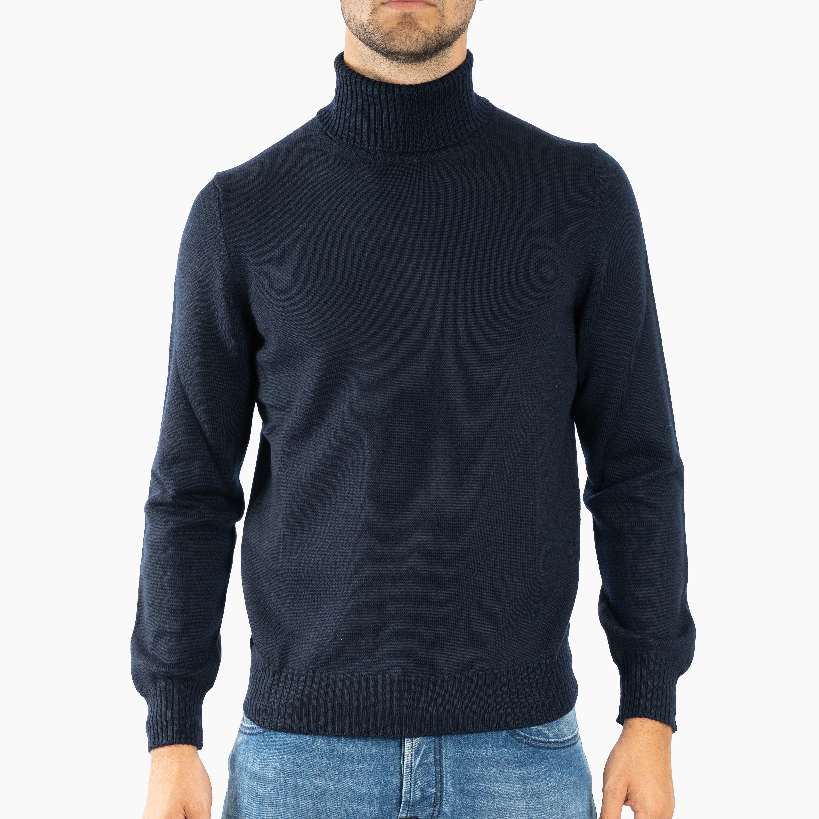 Gran Sasso Gebreide Coltrui Donkerblauw | Extrafine Merino