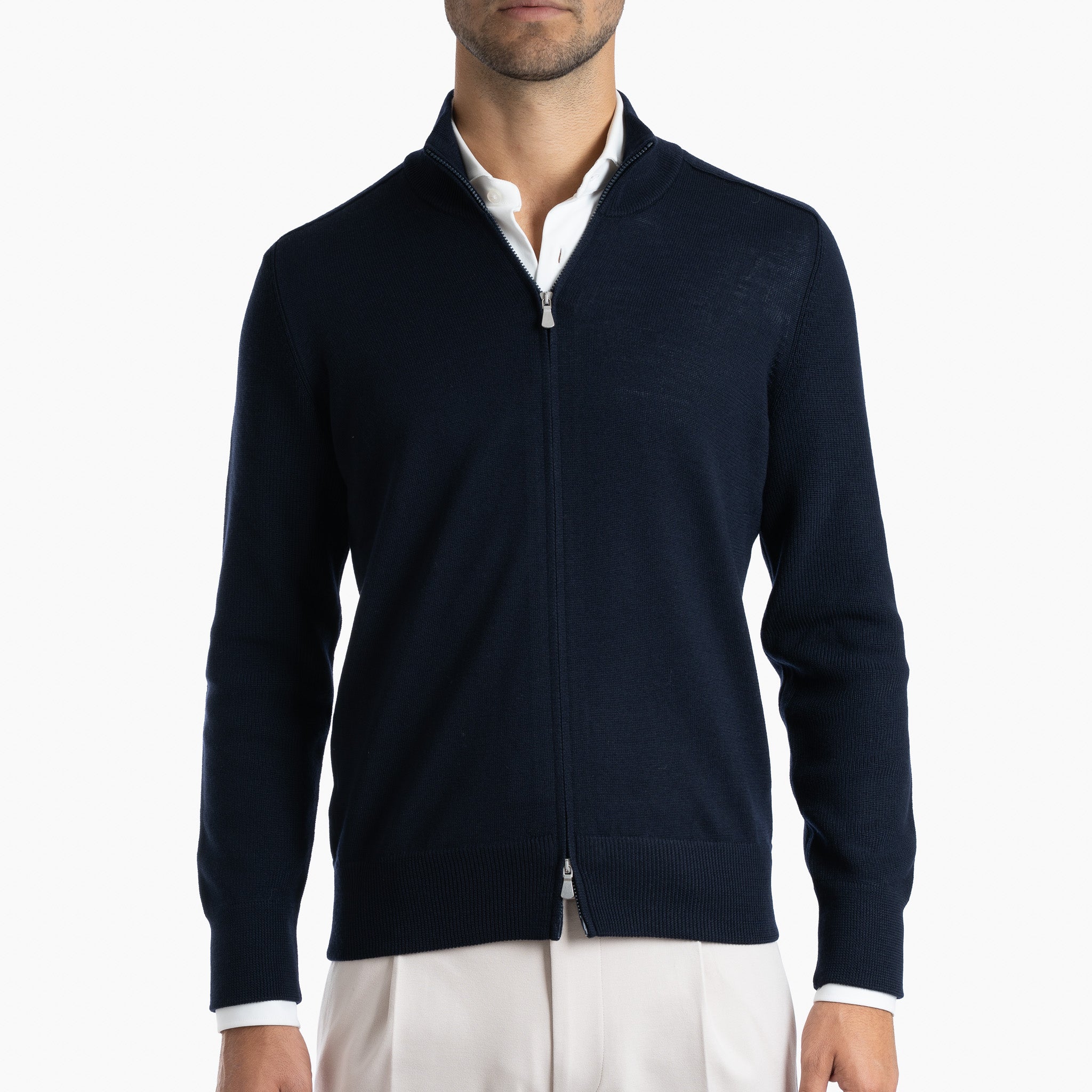 Gran Sasso Vest Donkerblauw | Rain Wool