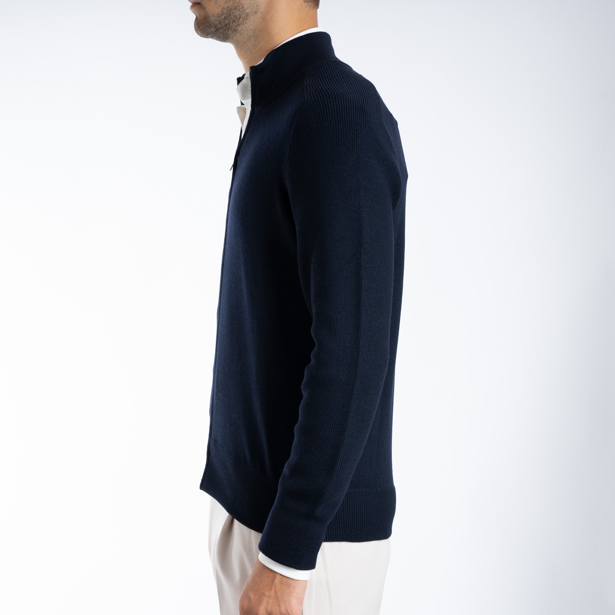 Gran Sasso Vest Donkerblauw | Rain Wool