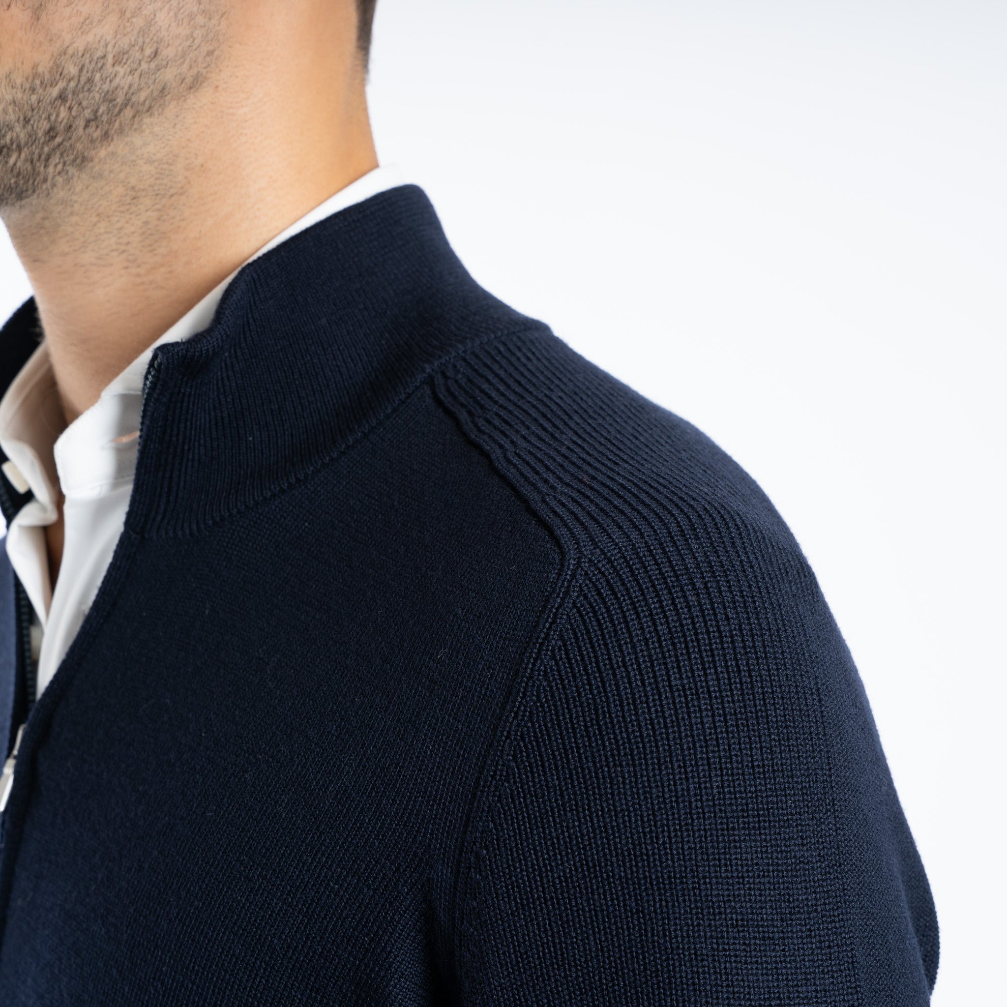 Gran Sasso Vest Donkerblauw | Rain Wool