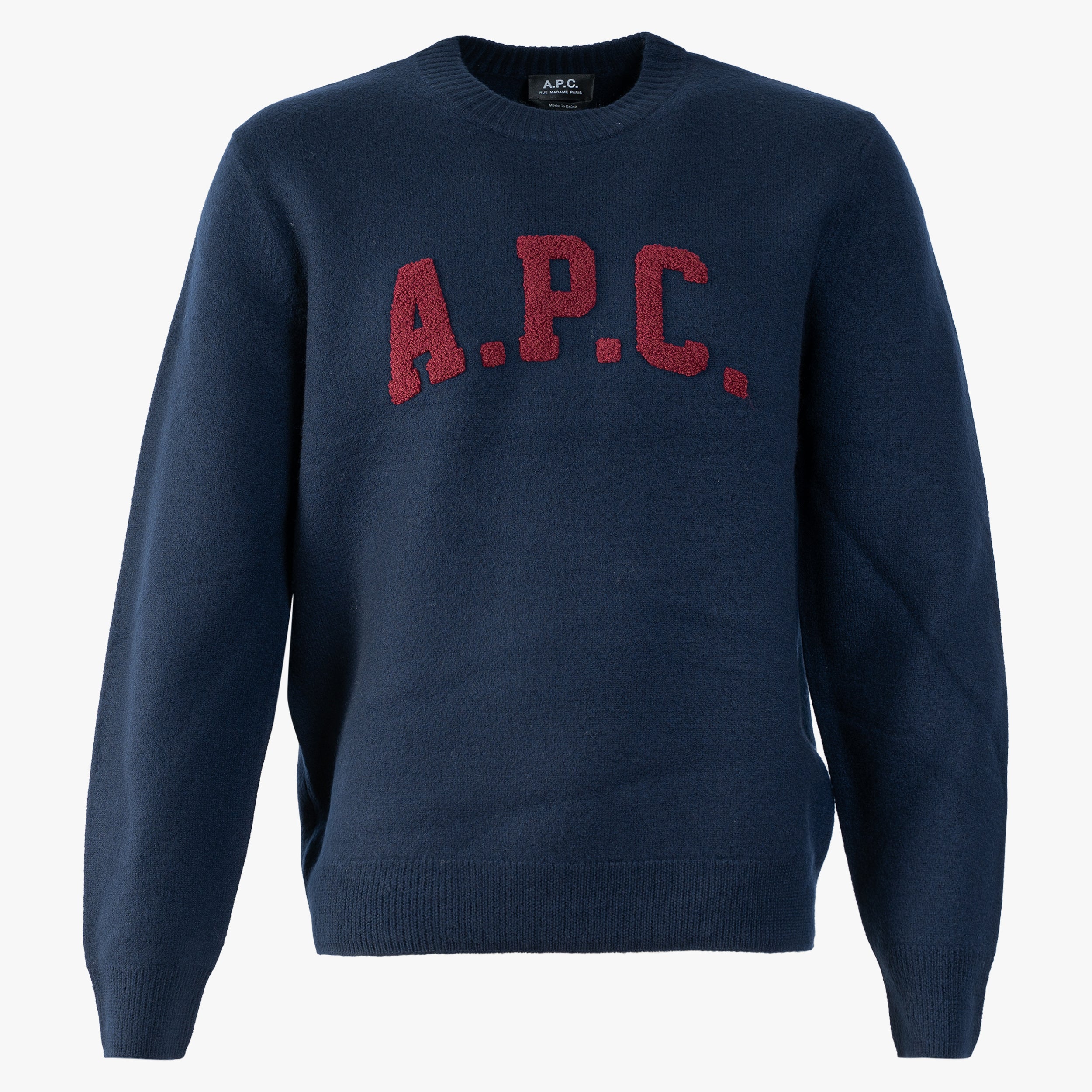 A.P.C. Gebreide Trui Donkerblauw | Jay