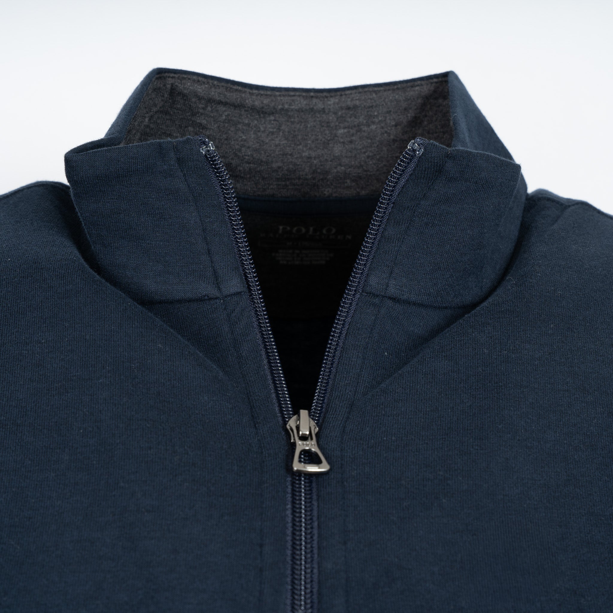 Ralph Lauren Sweater met Rits Blauw | Luxury Jersey