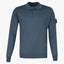Stone Island Gebreide Polo Lange Mouw Blauw | Ghost