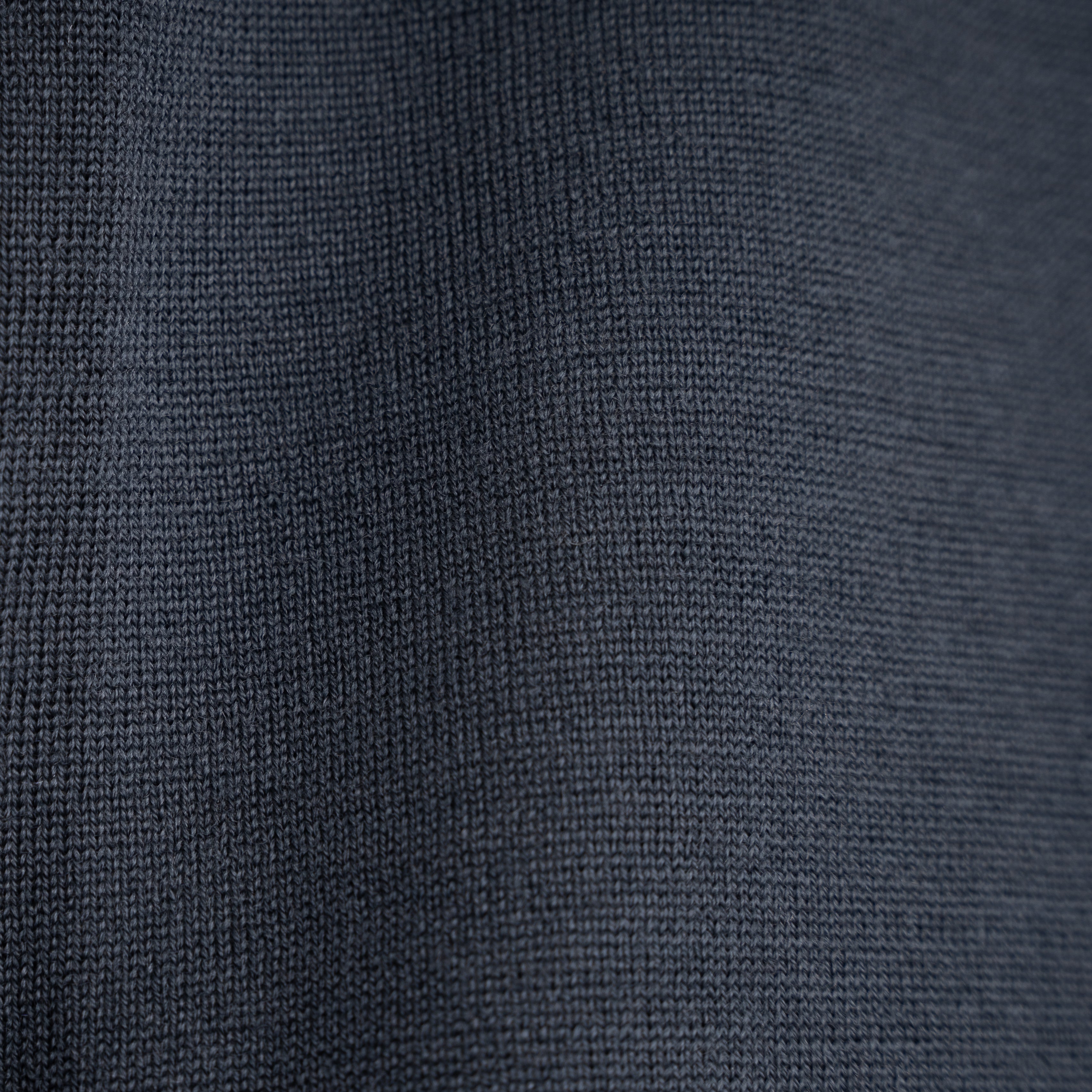 Stone Island Gebreide Polo Lange Mouw Blauw | Ghost