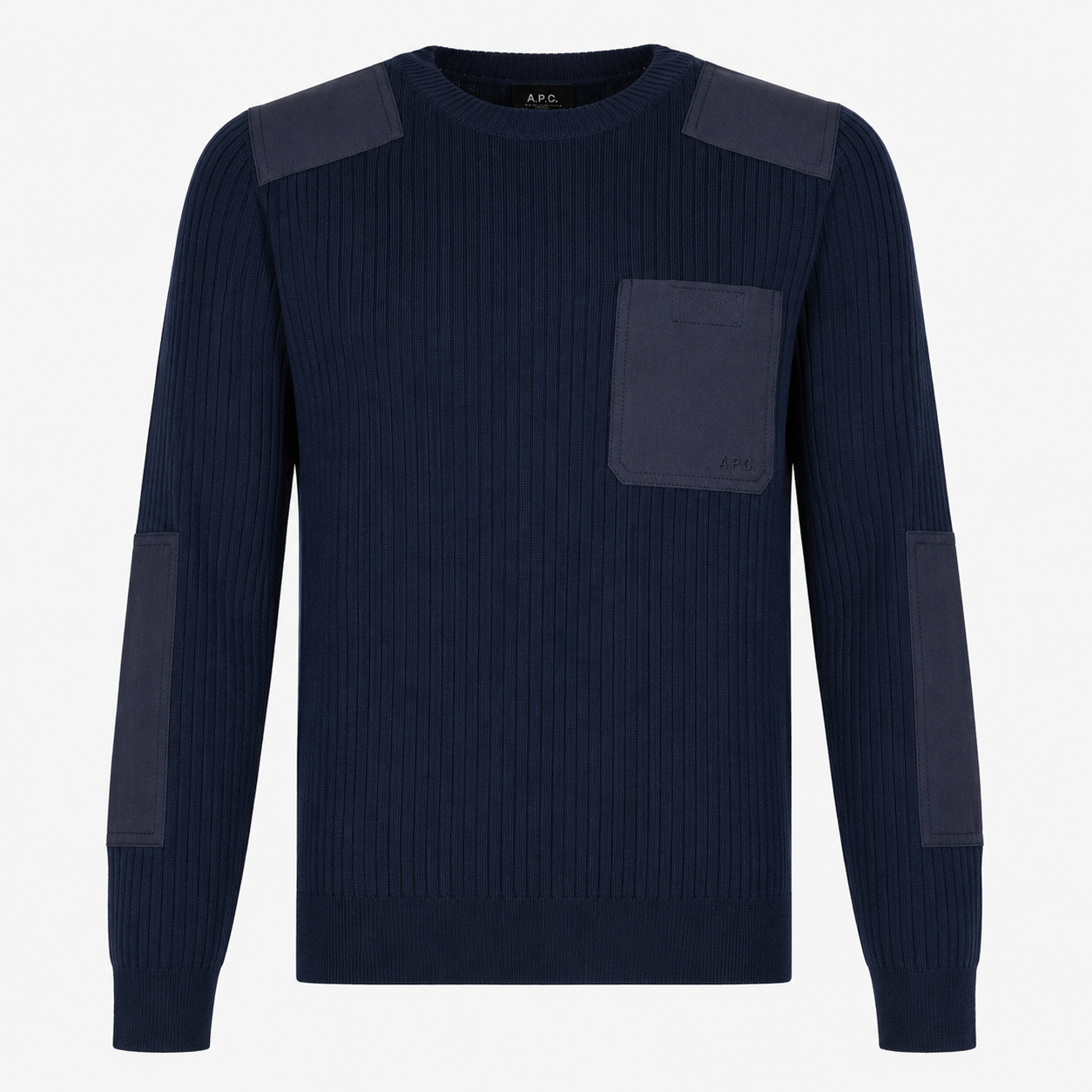 A.P.C. Gebreide Trui Donkerblauw | Pull Mallarme