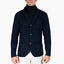 SEVEN DIALS Gebreid Knoopvest Blauw | Hutch